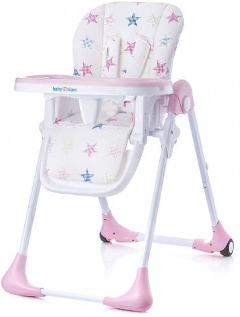 

Стульчик для кормления Baby Tiger Kiki Pink (BTKKIKIPNK0000)
