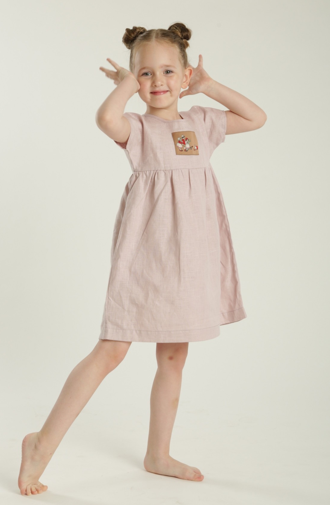 

Платье из льна Blackduckindark LinenRose р.80 розовое (SS03-39-16-091)