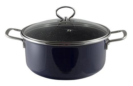 

Кастрюля Bergner Habitex 5.3л эмалированная с антипригарным покрытием