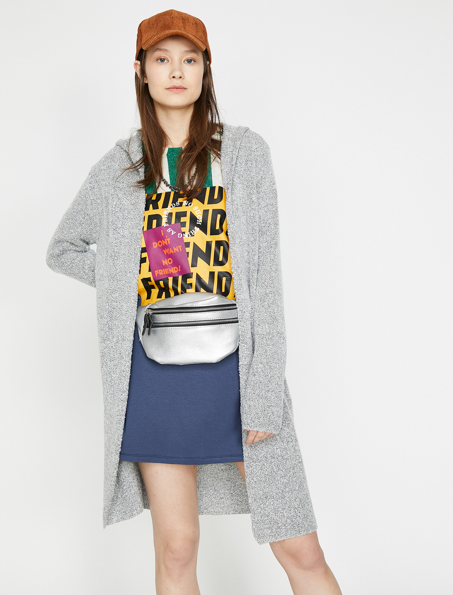 

Кардиган Koton 9KAL96308JT-027 L Grey