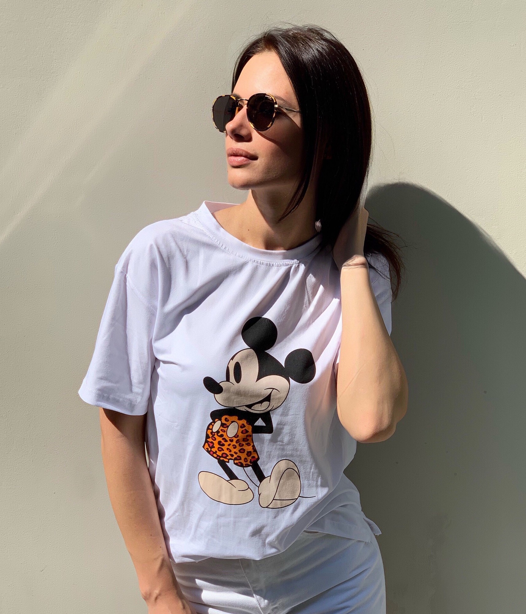 

Женская футболка Cameli Mickey Mouse ZF-15-056 белая S/M