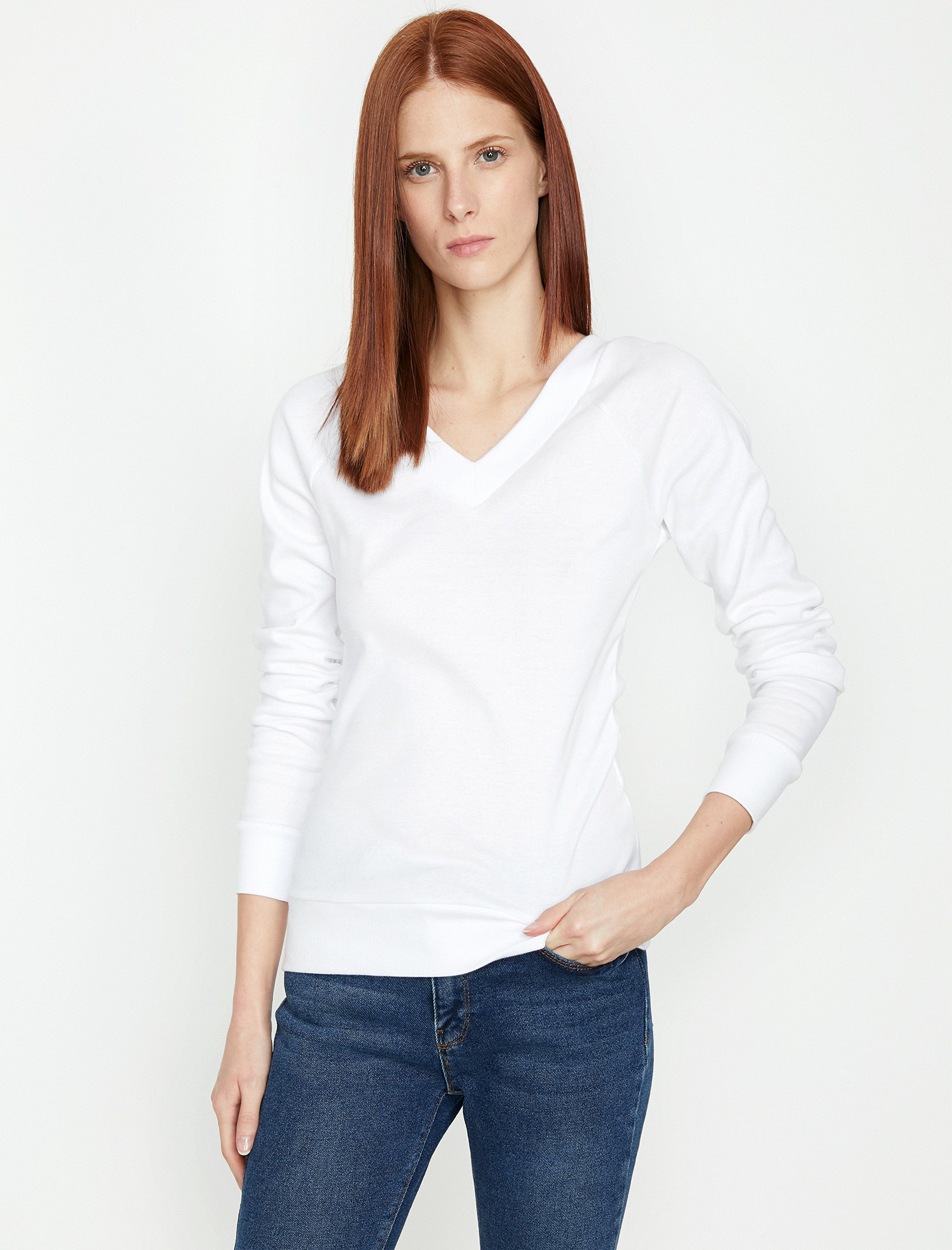 

Свитшот Koton 9KTK12608SK-001 XL Off White