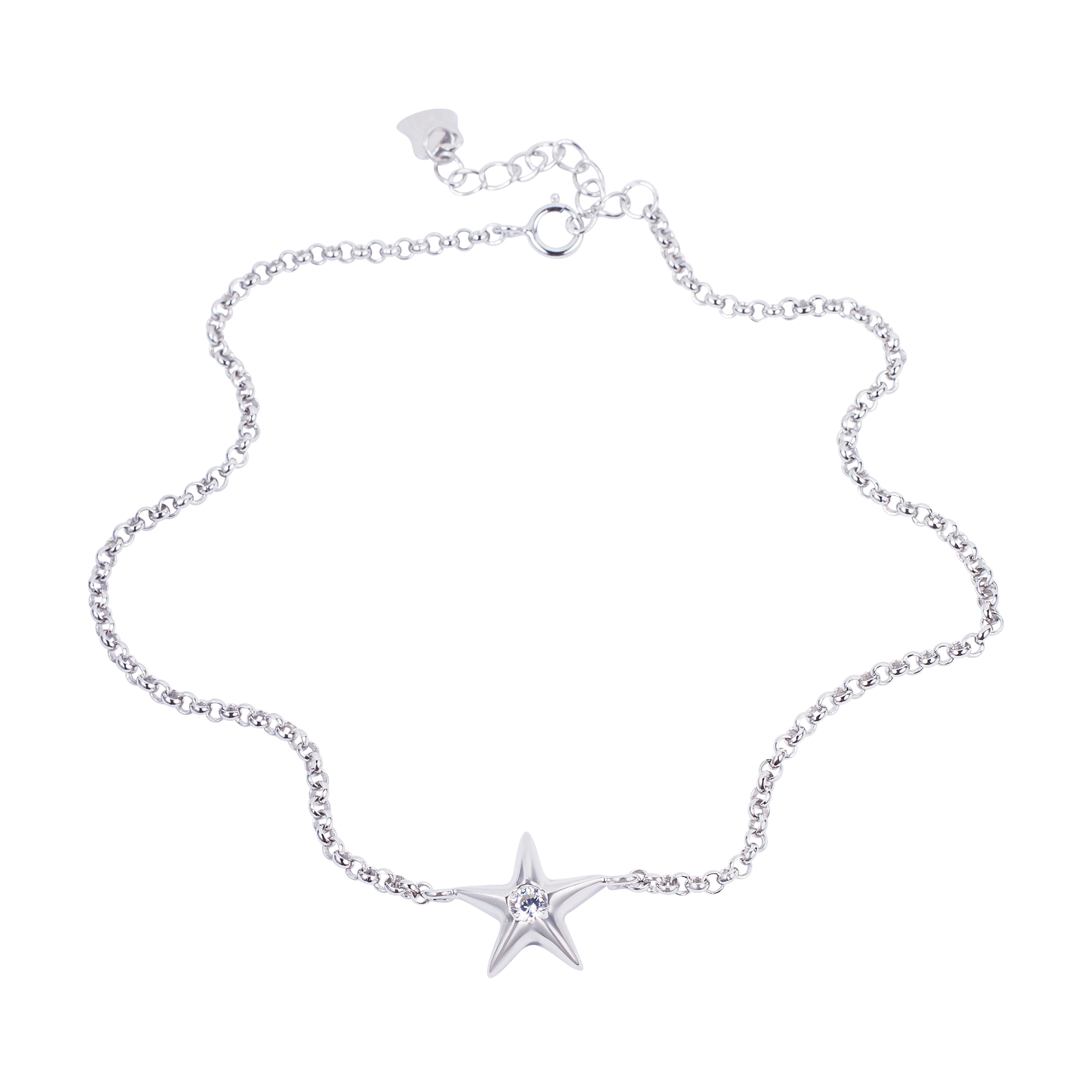 

Браслет на ногу TOP Silver размер 23,5 2,16 г 550165Нб