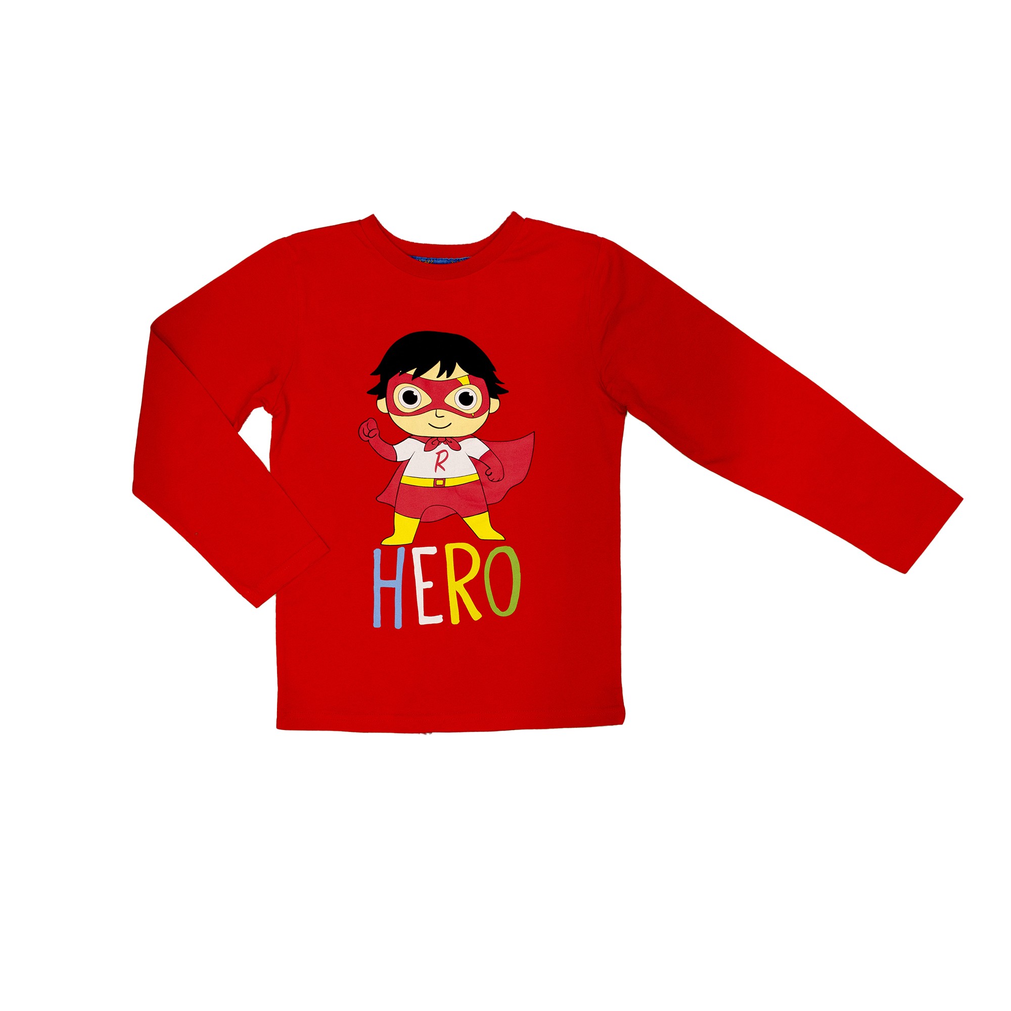 

Футболка с длинным рукавом для мальчика ( 1 шт.) George красного цвета с супергероем 7-8 лет (122-128см) 1807