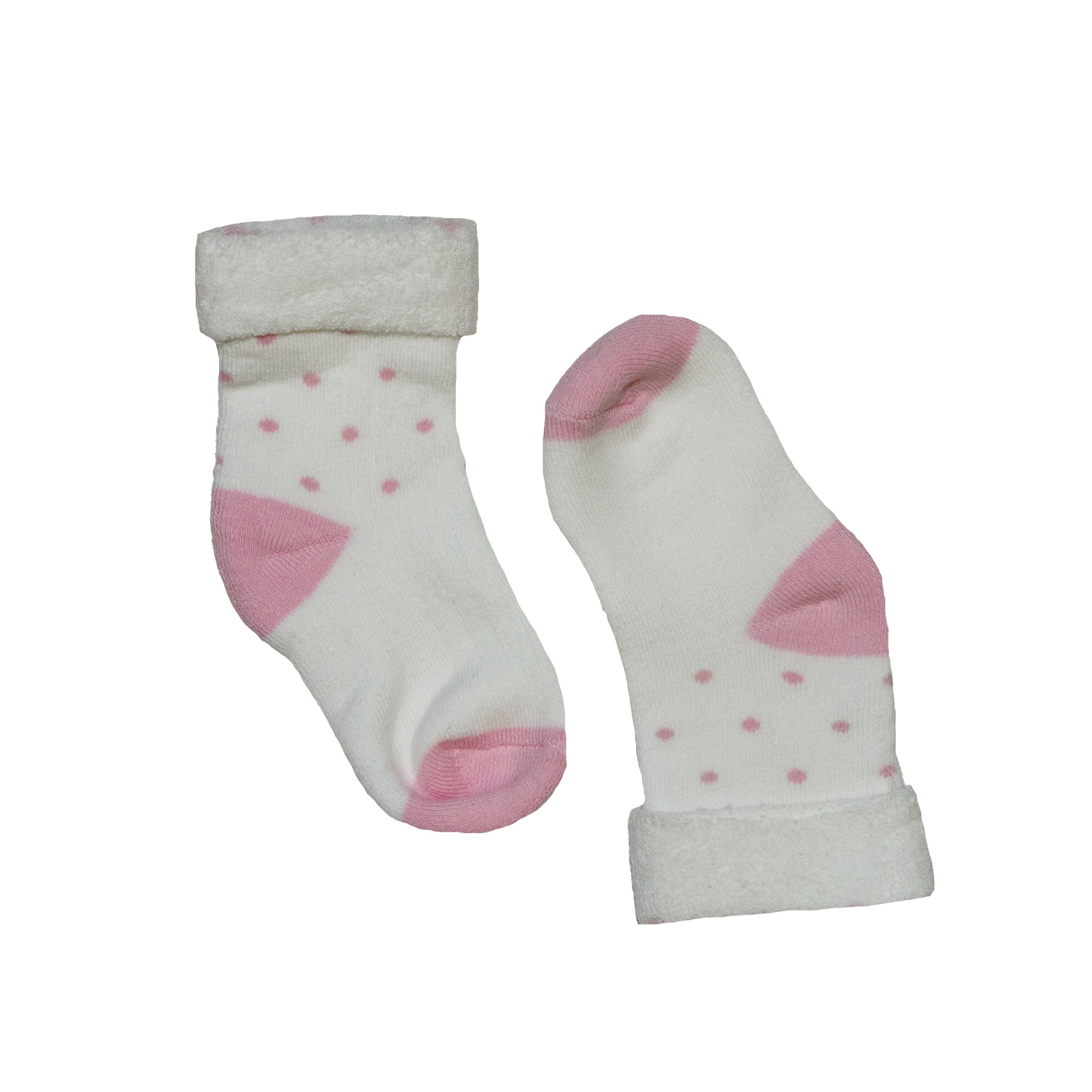 

Детские носки ( 1 шт ) George белый, розовый в горошек с розовой пяткой и носочком 1-2 года (- р) 695, Детские носки ( 1 шт ) George белый, розовый в горошек с розовой пяткой и носочком 1-2 года (20-22 р) 695