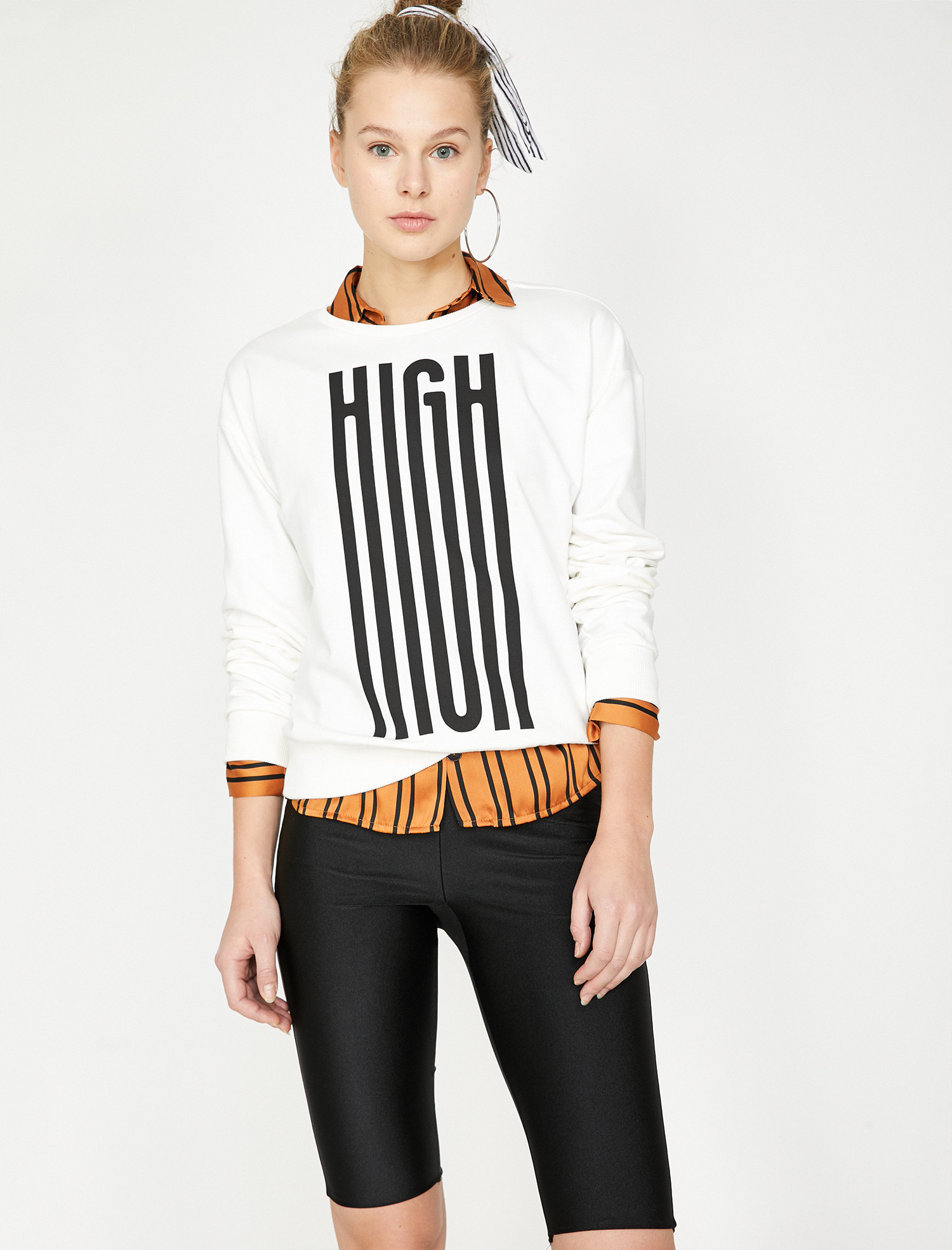 

Свитшот Koton 9YAL18096IK-001 XL Off White