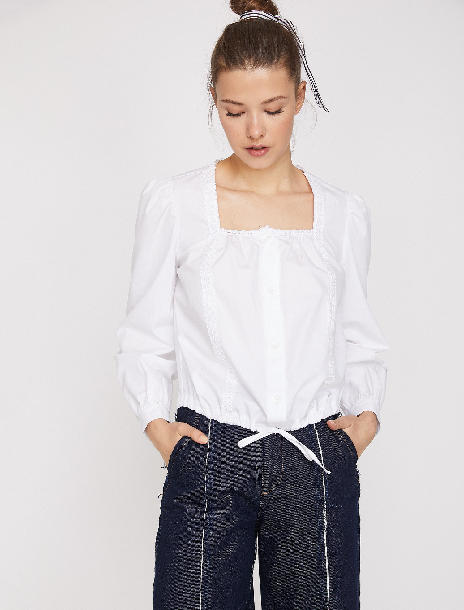 

Блузка Koton 9YAL68254OW-000 38 White