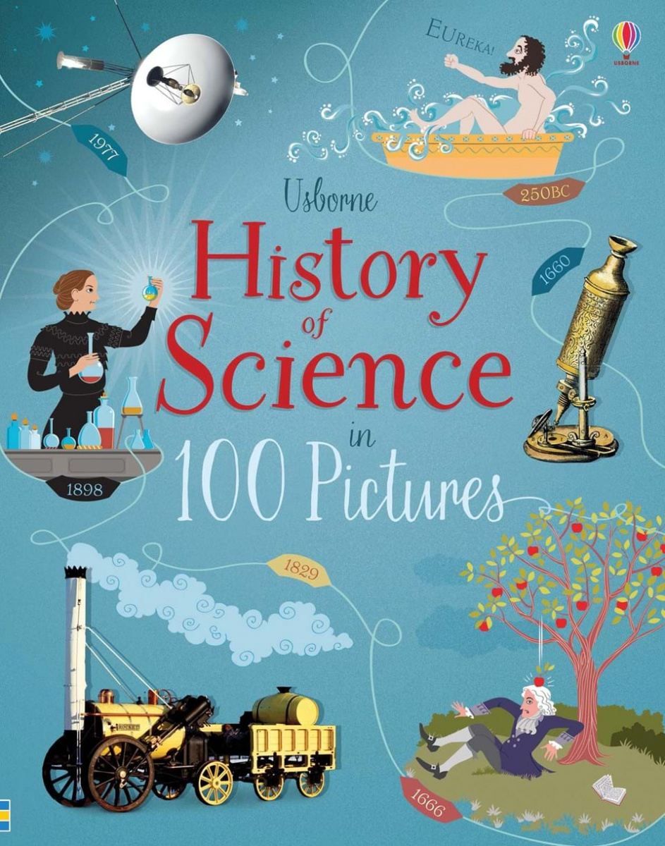 

Детская книга Usborne Усборн История науки в 100 картинках, англ. язык (9781474948227)