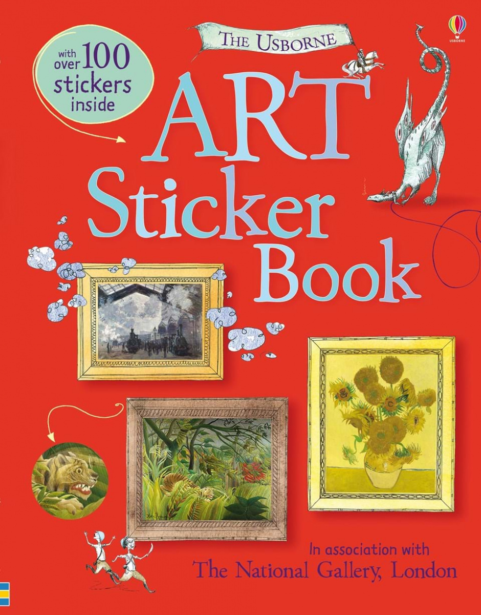 

Книга с наклейками Usborne Усборн Art Sticker Book, англ. язык (9781474953085)