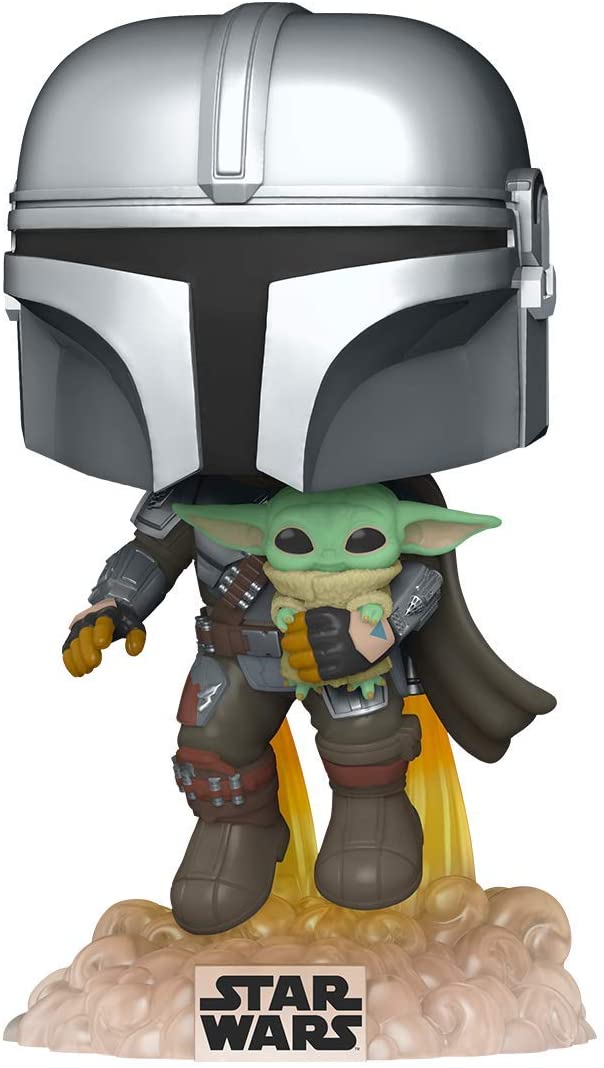 

Фигурка Funko POP! Star Wars: The Mandalorian - Mandalorian Flying with The Child