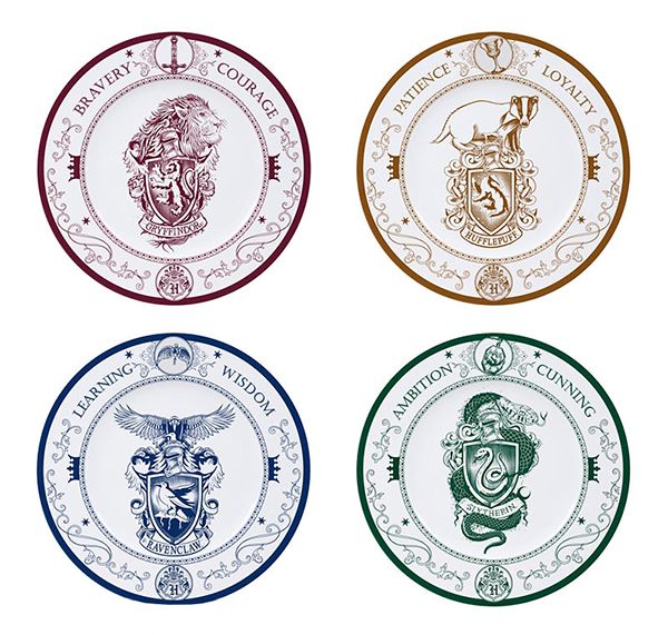 

Набор посуды Abystyle Harry Potter - Hogwarts Houses Set of 4 Plates