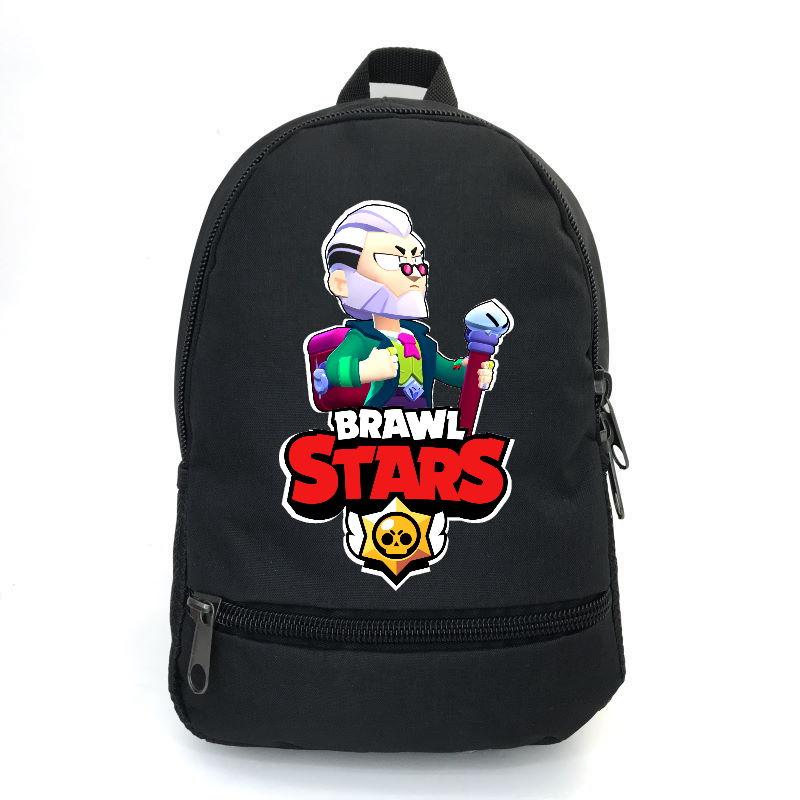 

Рюкзак повседневный городской прогулочный Бравл Старс Байрон (Brawl Stars -07) черный