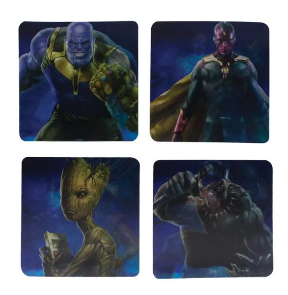 

Подстаканник Paladone Marvel - Avengers Infinity War Lenticular Coasters (PP4406MVIW)