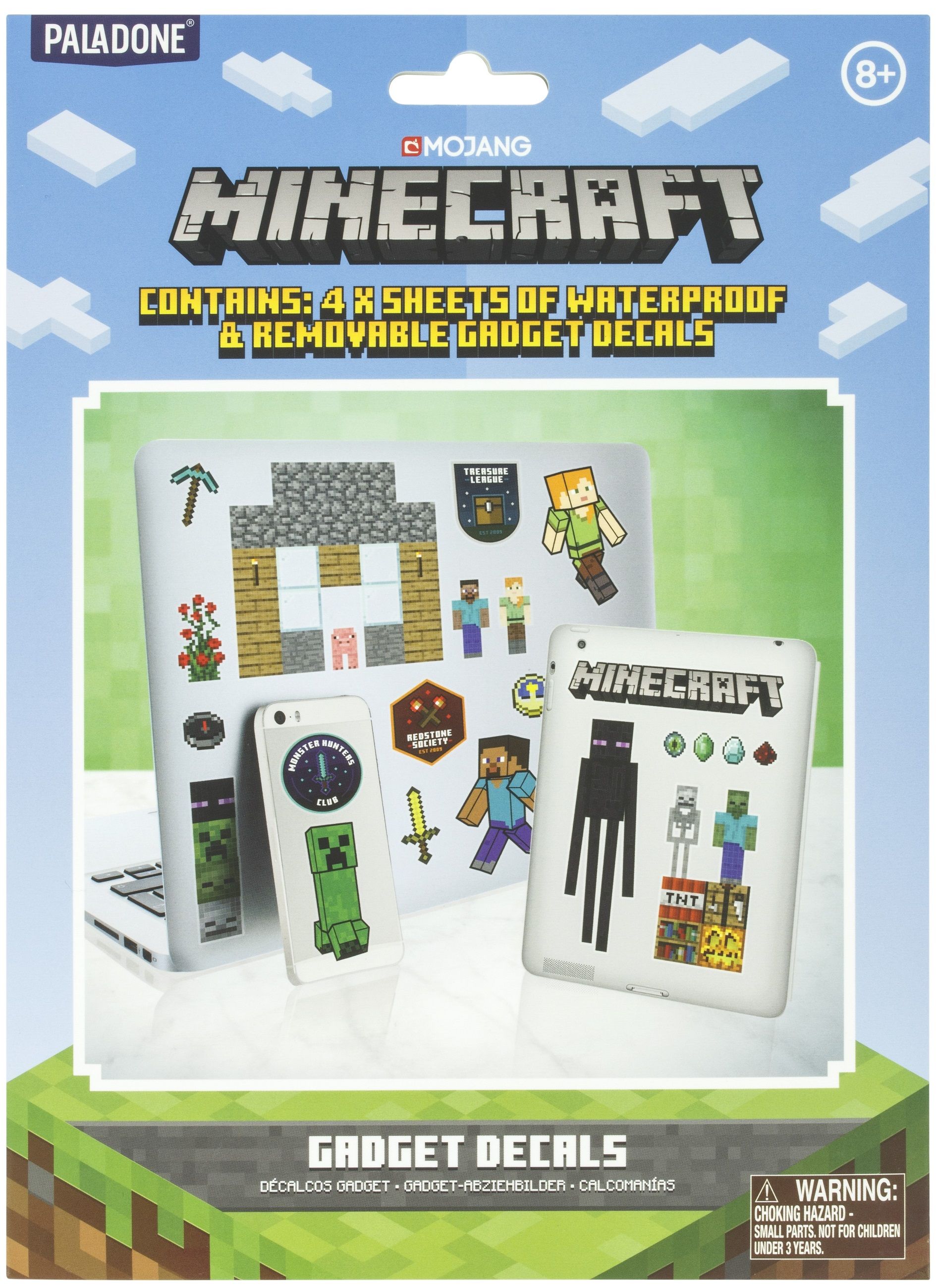 

Наклейка Paladone Minecraft Gadget Decals мм