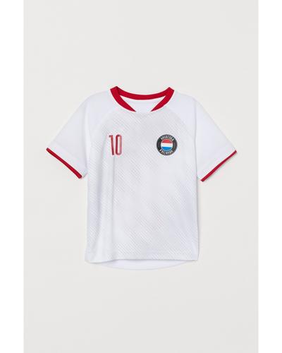 

Футболка H&M 110/116 (120/60) Белый/Хорватия