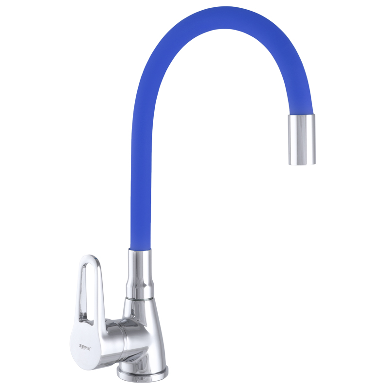 

Смеситель для раковины ZERIX SOP7 045 с синим гибким изливом (ZMSH-5557311)