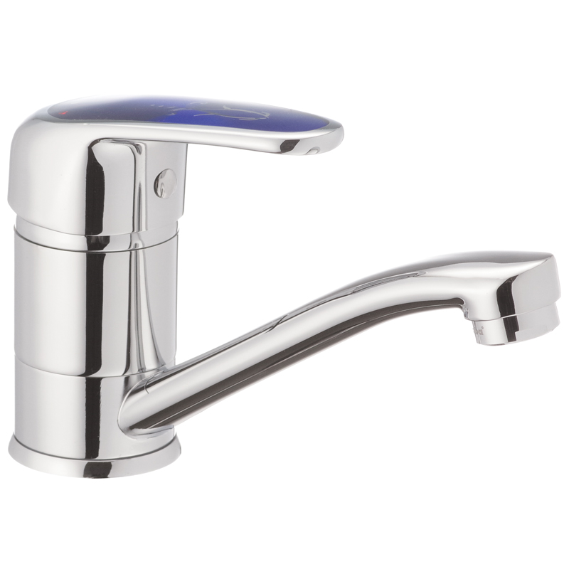 

Смеситель для раковины HAIBA MAGIC 555 с синей ручкой (ZMSH-5556024)