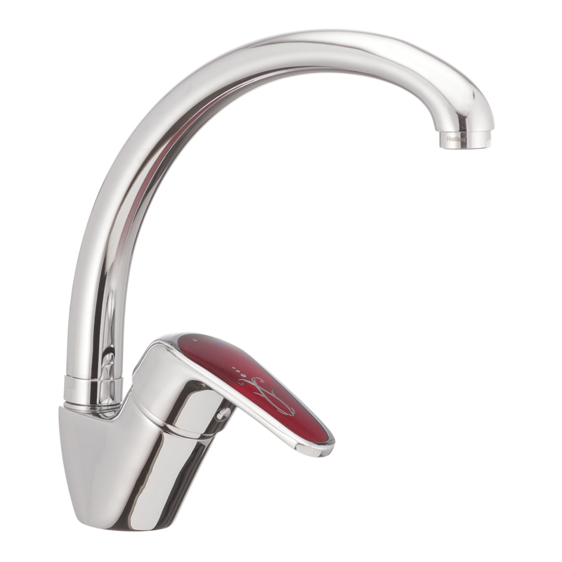 

Смеситель для раковины Haiba MAGIC 011 с красной ручкой (ZMSH-5555590)