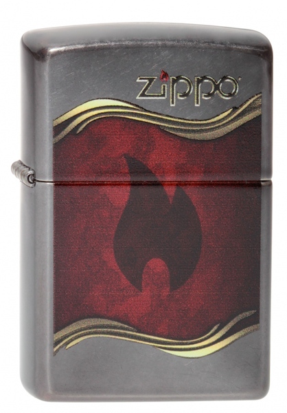 

Зажигалка Zippo Zippo Flame gray dusk