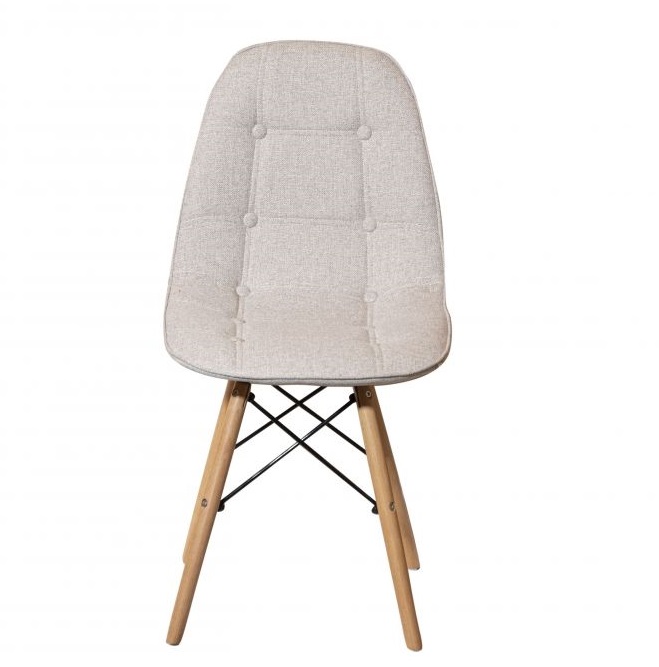 

Стул кухонный PP-625 OZZY каркас металл/дерево оббивка ткань рогожка Евродом цвет светло-серый