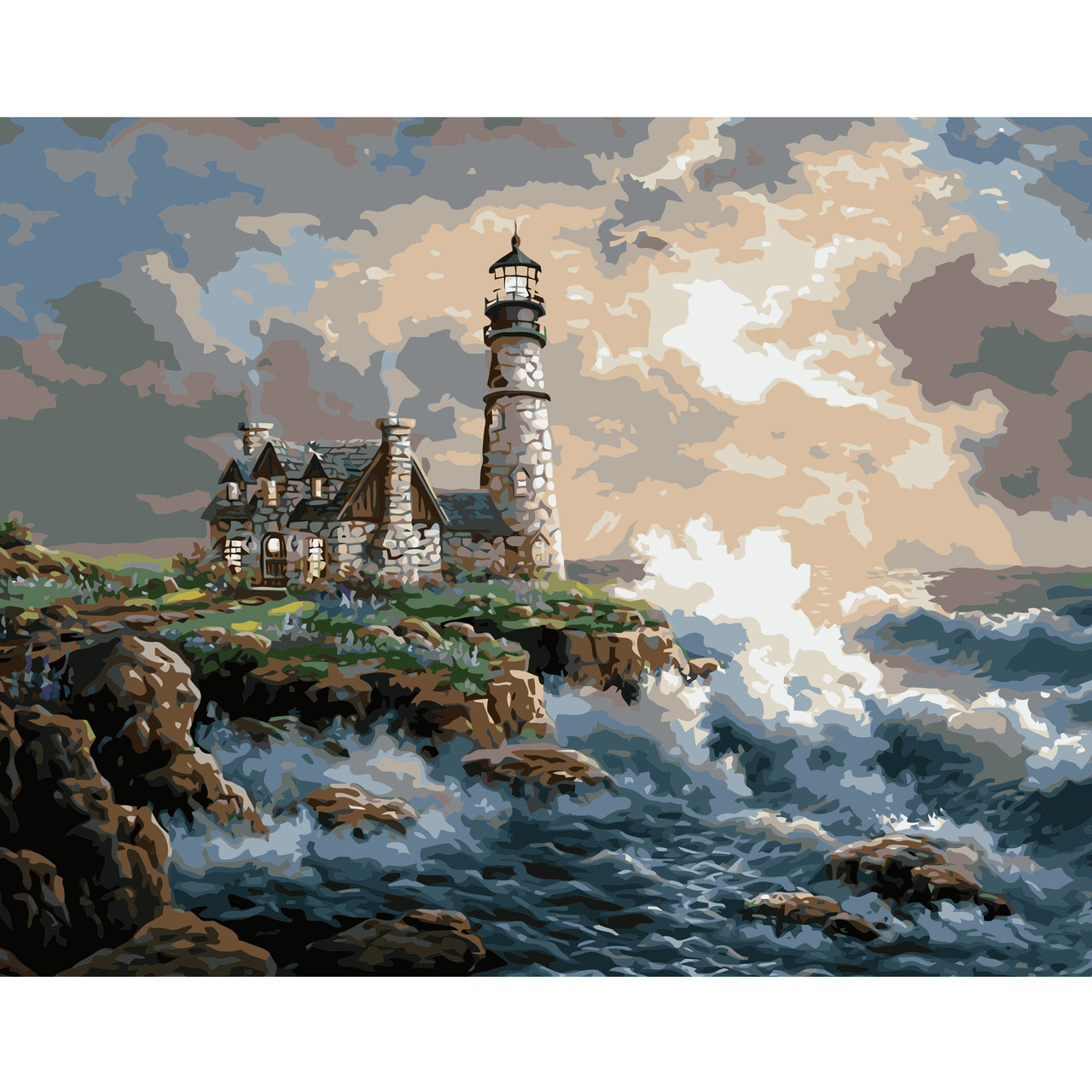 

Картина по номерам Маяк, 40*50 см, ST