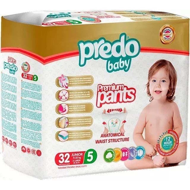 

Подгузники-трусики Predo Baby 5 XL size (11-25 кг) 32 шт
