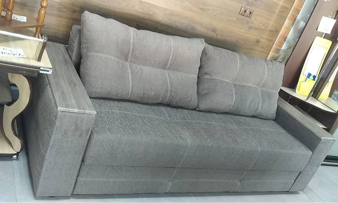

Диван M-linia Бали с нишами в подлокотниках 240*100см серый