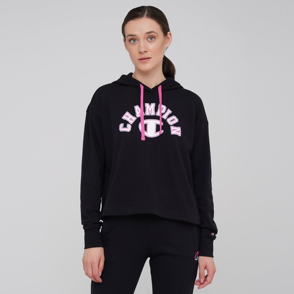 

Женское худи Champion Hooded Sweatshirt Черный 40 (cha112830-NBK)