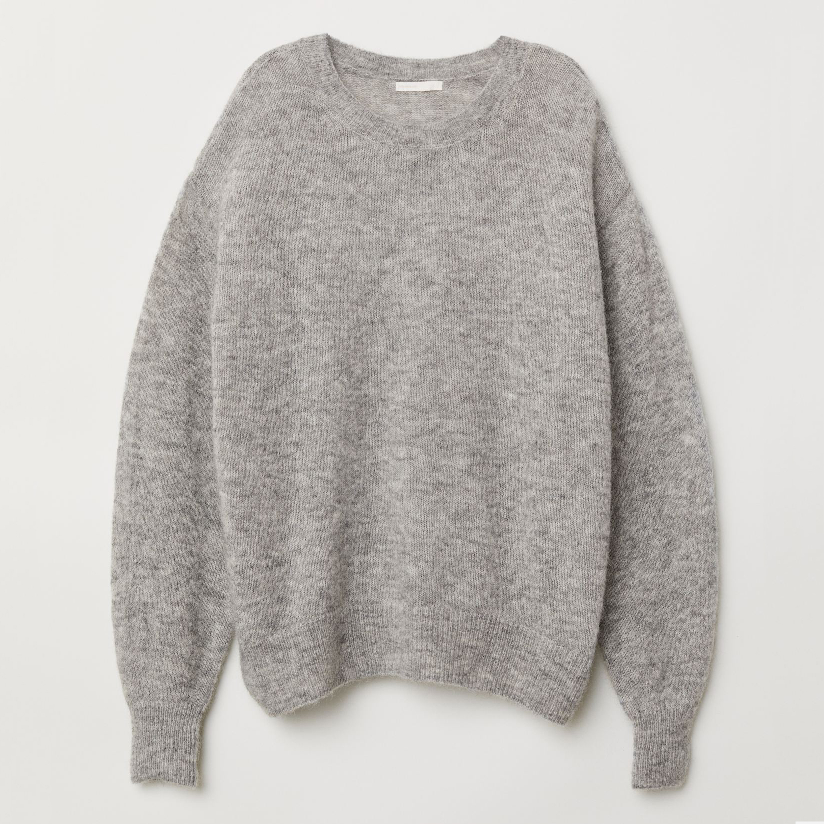 

Джемпер H&M 0639835001 M (170/96А) Светло-серый меланж