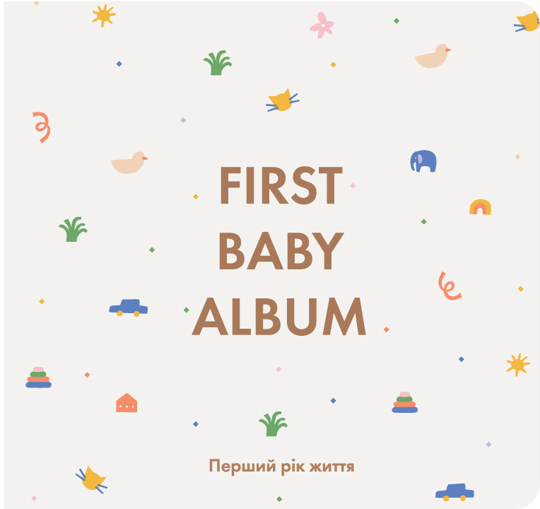

Детский фотоальбом Orner First baby album - бежевый (orner-1335)