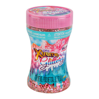 

Слайм ORB Xtreme glitterz Мега блестки розовый (ORB40668-3) (10-554683)