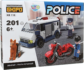 

Детский конструктор "Полиция", KB 118 - Limo Toy (20-994951)
