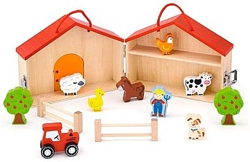 

Деревянный игровой набор "Ферма" - Viga Toys (20-866637)