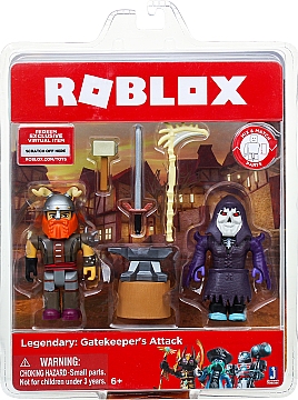 

Игровая коллекционная фигурка " Game Packs", Legendary: Gatekeeper's Attack - Roblox Jazwares (20-709532)