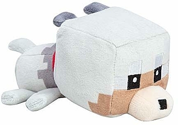 

Плюшевый сувенир Mini Crafter Tamed Wolf Plush Grey - Minecraft Jinx (20-977511)