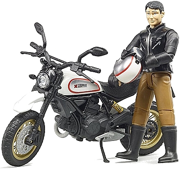 

Игровой набор "Мотоцикл с мотоциклистом. Scrambler Ducati Desert Sled" - Bruder (20-927955)