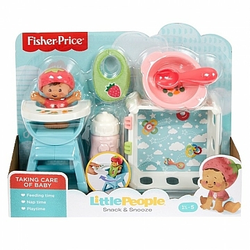 

Игровой набор "Уход за малышом", детская комната - Fisher-Price Little People (20-982877)