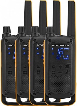 

Рации Talkabout T82 Extreme Quad Pack We, 4шт - Motorola (20-863955)