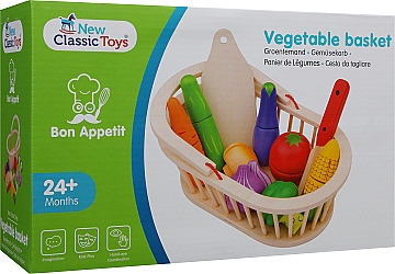 

Игровой набор "Корзина с овощами" - New Classic Toys (20-913353)