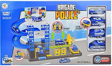 

Игровой набор "Гараж", полиция - Shantou (20-972160)