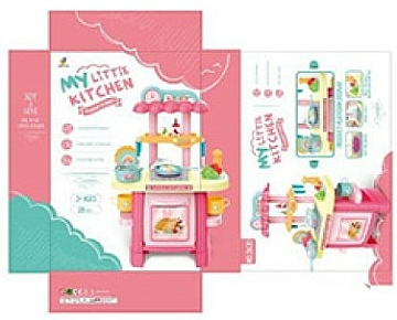 

Детская кухня "My Little Kitchen", розовая - Shantou (20-982926)