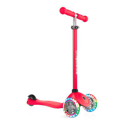 

Самокат Globber Primo Lights красный с подсветкой (423-102-3) (10-556231)