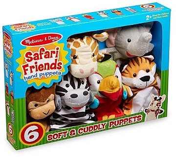 

Большой кукольный театр "Сафари", 6 кукол - Melissa&Doug (20-748888)