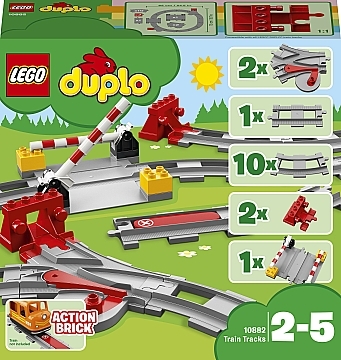 

Конструктор "Рельсы", 23 детали - LEGO DUPLO (20-619642)