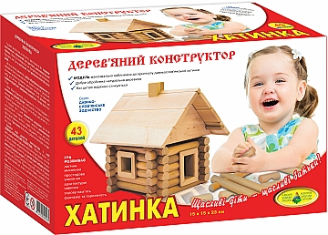 

Деревянный конструктор "Избушка", 43 детали - Киевская фабрика игрушек Энергия плюс (20-964461)