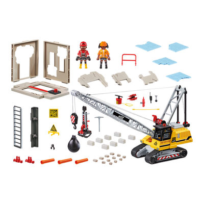 

Конструктор Playmobil City action Кабельный экскаватор со строительной секцией (70442) (10-564163)