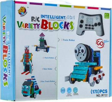 

Конструктор на радиоуправлении "Variety Blocks" 4в1, 170 элементов - LongYeah (20-447269)