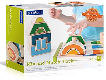 

Набор деревянных блоков Manipulatives "Чередование и сочетание" - Guidecraft (20-736004)