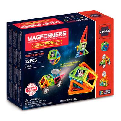 

Магнитный конструктор Космический Magformers 22 элемента (707009) (10-526779)