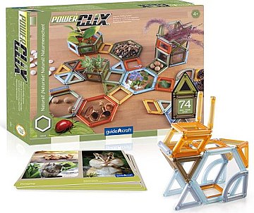 

Конструктор PowerClix Frames Natural, 74 детали - Guidecraft (20-736018)
